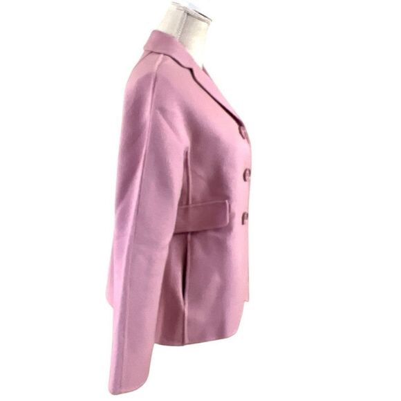 Max Mara Virgin Wool Blended Lilac Purple, Size 6US Blazer - Picture 7 of 13
